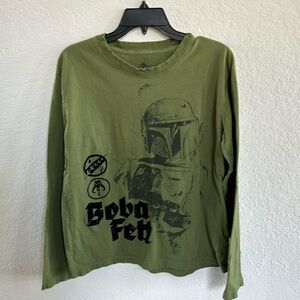 Star wars boba fett green Long Sleeve Tee T-shirt